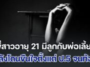 พี่สาวอายุ 21 มีลูกกับพ่อเลี้ยง หลังโดนขืนใจตั้งแต่ ป.5 จนท้อง ล่าสุด พยายามทำอีกครั้งกับน้องสาวอายุ 14 ด้านแม่แท้ๆ ก็รู้เห็นเป็นใจ