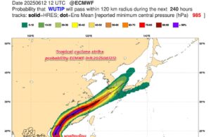 อัปเดตเส้นทางพายุโซนร้อน หวู่ติบ รายชื่อจังหวัดเตรียมรับมือฝนตกหนัก