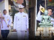 ในหลวง พระราชินี เสด็จฯ ไปทรงเปลี่ยนเครื่องทรงฤดูฝน ถวายพระแก้วมรกต