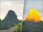 อ.เจษฎา เผยสาเหตุ ยอดเขาแหลม ทองผาภูมิ ถึงเปลี่ยนเป็นสีทองอร่าม