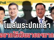 เกินคาดมาก! โพลพระปกเกล้า เผยผลสำรวจล่าสุด คนที่อยากให้เป็นนายกฯมากที่สุด